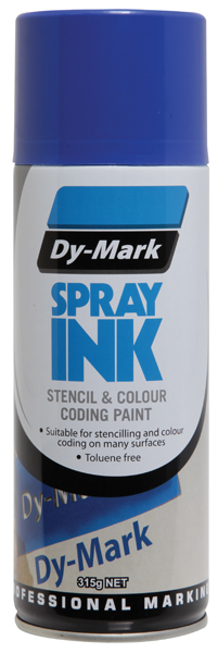 DY-MARK SPRAY INK BLUE 315G AEROSOL 